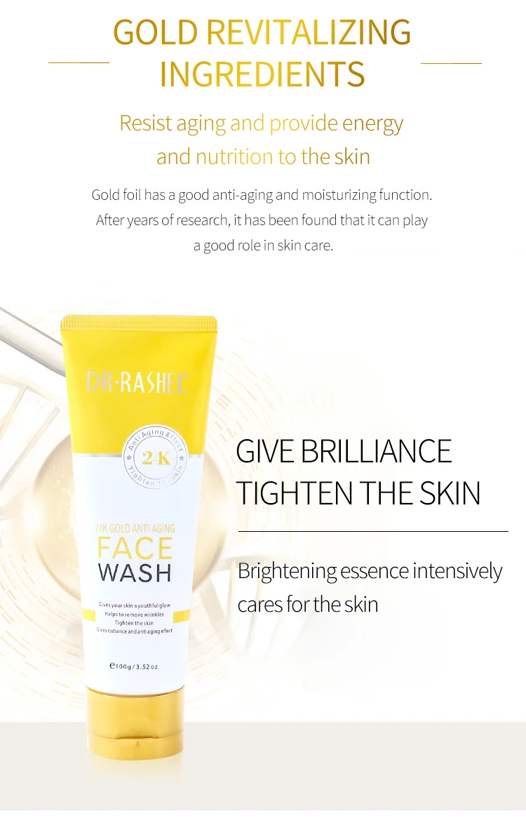 DR RASHEL Product New 24K Gold Anti-Aging Face Wash 100g