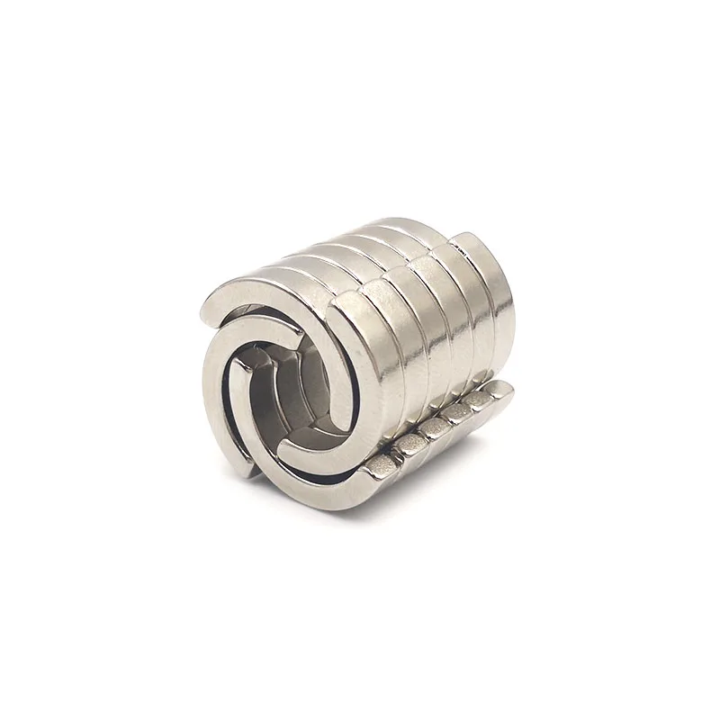 Strong Arc Shape Half Round Neodymium Segment N42SH Magnet for Motor