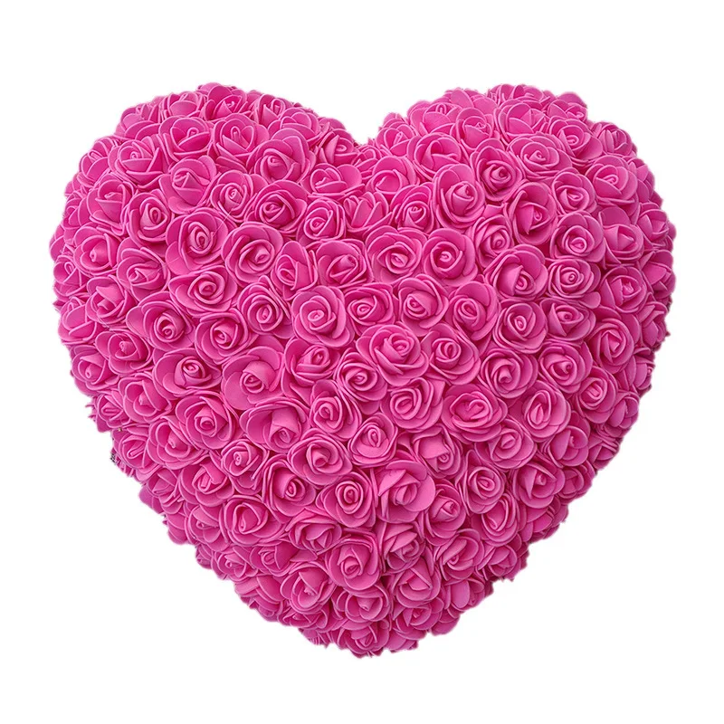 Handmade2021 mothers day Valentine Day  most hot preserved rose heart gift Artificial Rose Flower Heart Shaped Foam Roses Hearts
