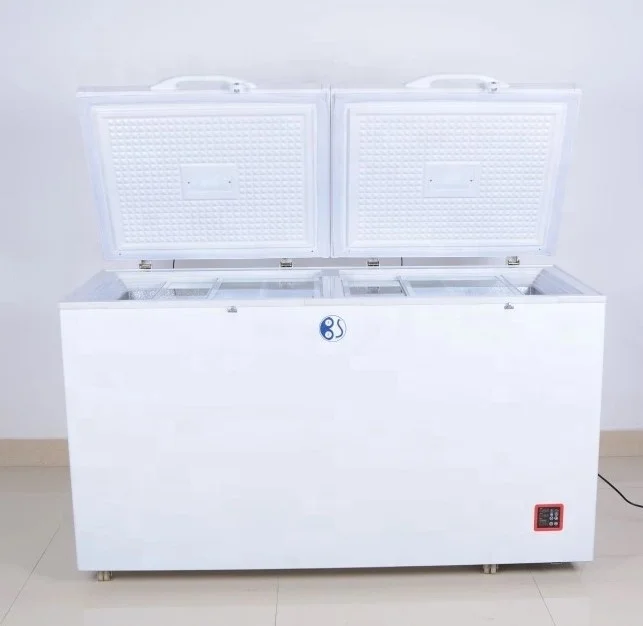 Ultra Energy Efficient 335L Solar Deep Freezer 110mm Insulation Electric Chest Style for Outdoor and Household Use
