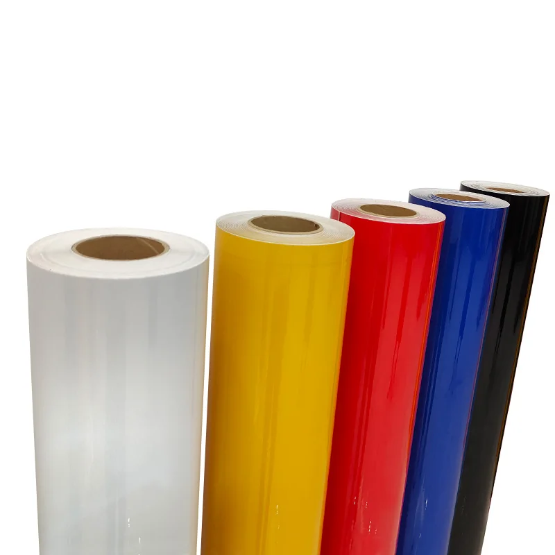 Free Sample Waterproof PET Reflective Film Glass Bead Engineer Grade Reflective Sheeting Material