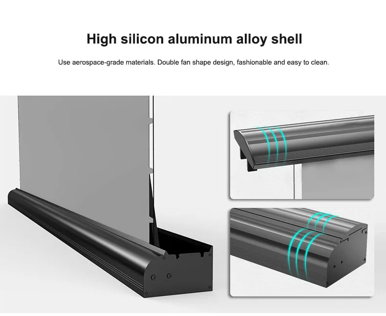 Motorized ALR Floor Rising Projector Screen 150 Inch for Home Theater