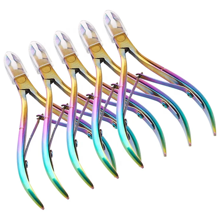 Высококачественные маникюрные инструменты щипцы для кутикулы ногтей профессиональная заточка из нержавеющей стали