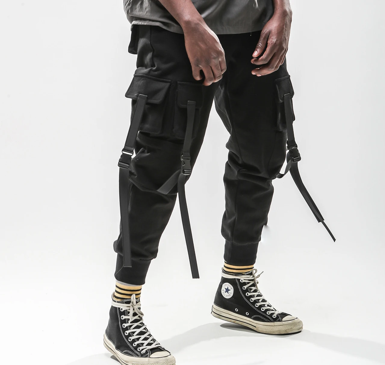 Men Joggers Cargo Street Wear Hip Hop Pants Lightweight Cargo Pants Street  Style Fashion for Women (Black, XXL) : Amazon.in: Clothing & Accessories