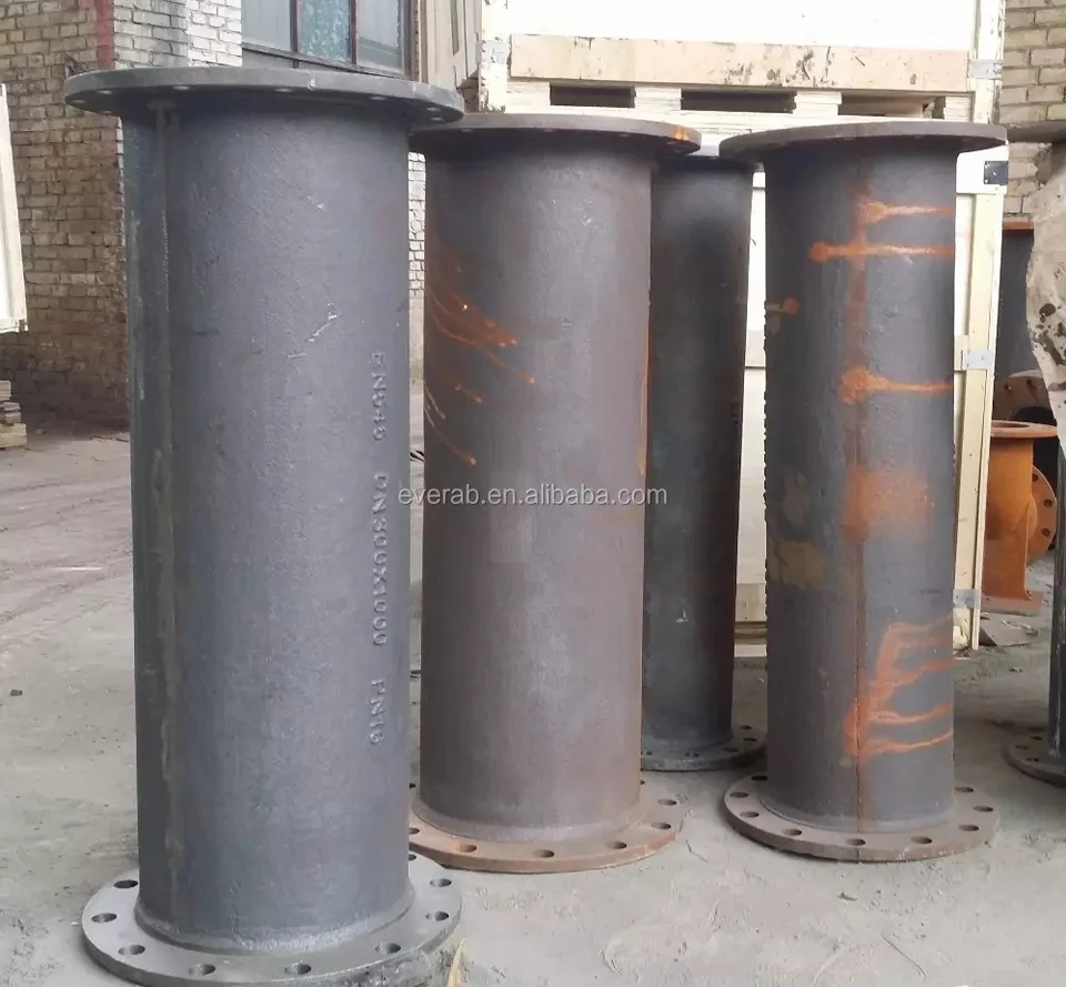 Iso2531 Ductile Iron Pipe Fittings Puddle Double Flange With Puddle