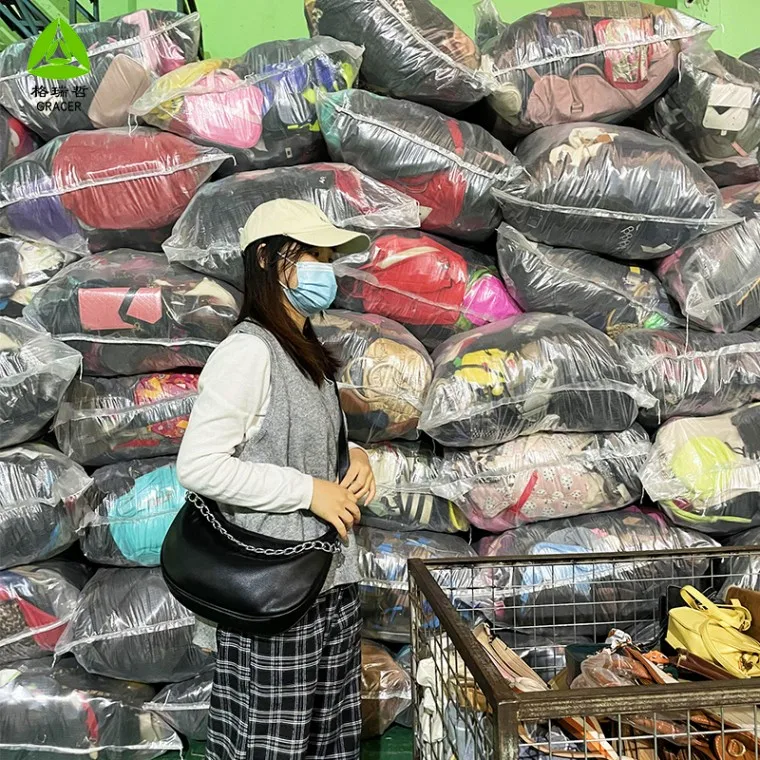 2024 Korea Ukay Second Hand Ladies Bags Used Handbags in Bales