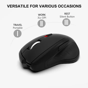 VicTsing 2.4G Wireless Gaming Mouse, USB Cordless PC Computer Mice with  Silent Click, Auto-sleep Mode, 7 Buttons, 5 Adjustable DPI, Plug & Play  Wireless Mouse for Game PC Laptop Computer Mac 