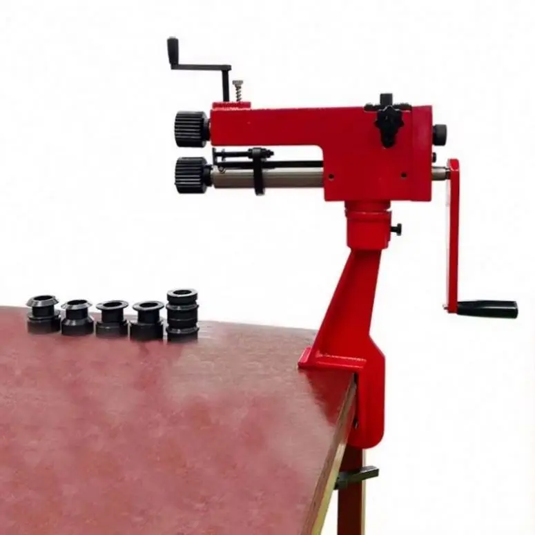 TEBAK Hand-cranked Small Reel Machine Industrial Ball Machine Metal Rotating Machinery Manual Metal Sheet Rotary Forming Machine
