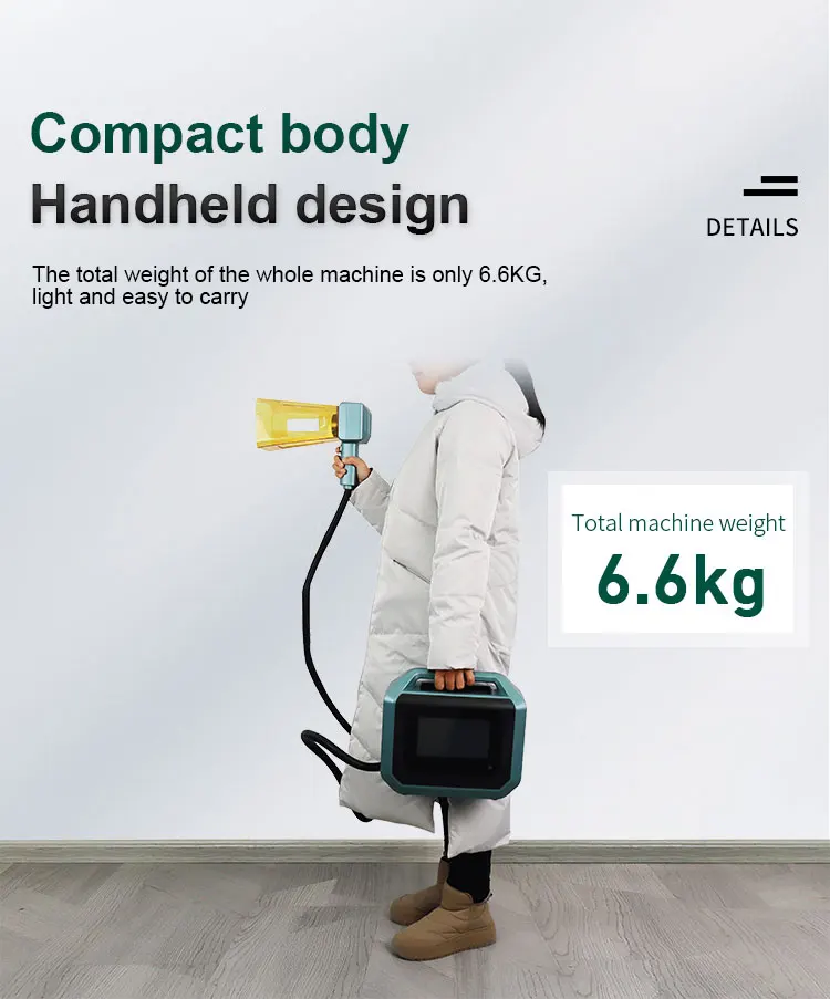 Andy 20w 30w  Handheld Stainless Steel Iron Metal Fiber Competitive Price Laser Marking Machine with Battery Without Battery details