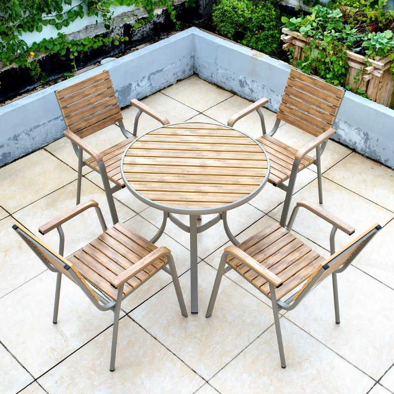 Teak Tavoli Rotondi E Sedie Da Giardino Tavolo Rotondo Da Esterni