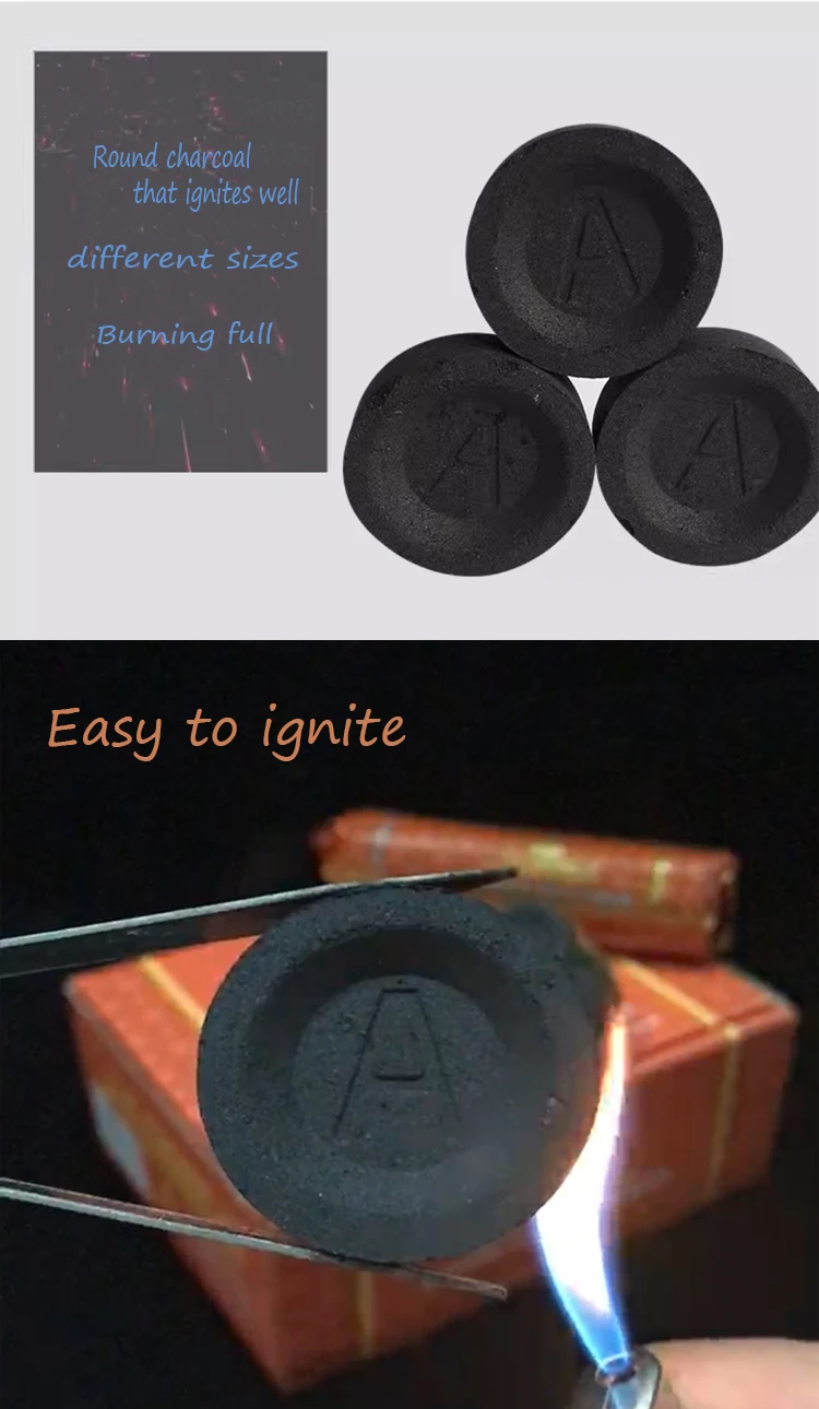 Wholesale Popular Hookah Charcoal Multi Functional Quick Burning Carbon