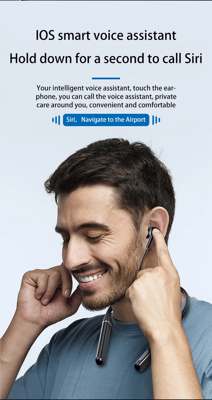 Neckband Hanging Music Play Headphone S650 Sports Neck Band Earphone