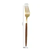 Gold dinner fork