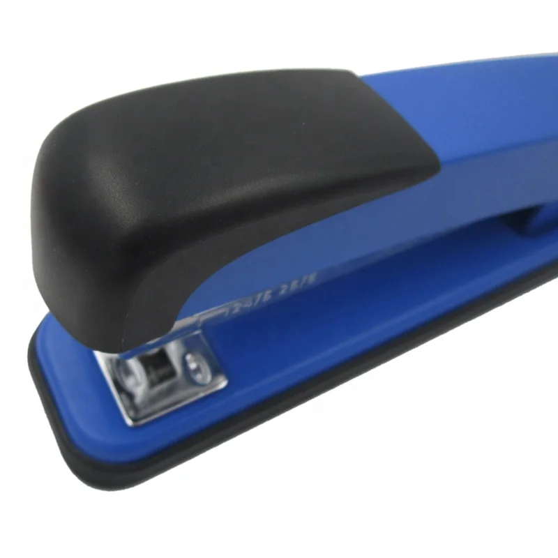 Высококачественный Настольный бумажный степлер для офиса среднего размера ручной металлический с полной лентой и пользовательским