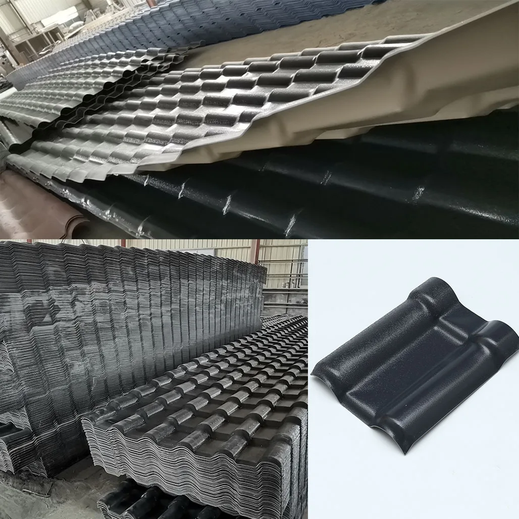 Custom ASA Synthetic Resin Roofing Tiles Heat Resistant PVC Industrial Design Style for Outdoor Application Prices in Lebanon