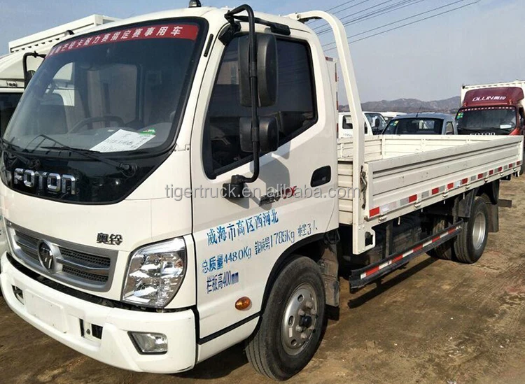 Cheap Custom Foton Chassis Diesel Engine Cargo Van 3ton Gasoline Trucks