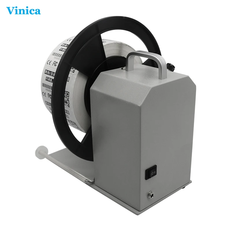 Electric Label with Label Auto Peel off and Rewind Rewind Stick Rewinder Machine