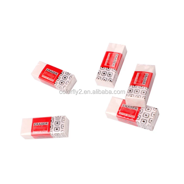Управление карандашный ластик 40*16*10 мм * Простая белая ластики в форме прямоугольника выполнена течение 3-7 дней 36 шт/партия CN; Ань ER-001 13g ПВХ