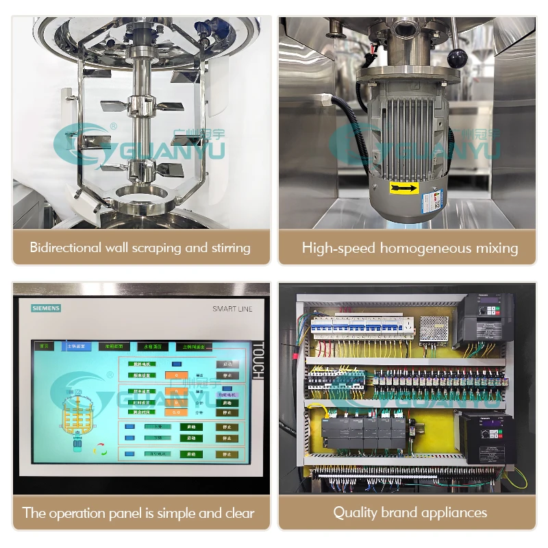 Миксер для лосьона тела крем-краска реактивной краски волос вакуумная эмульгирующая машина эмульгирующий Для очищающего крема