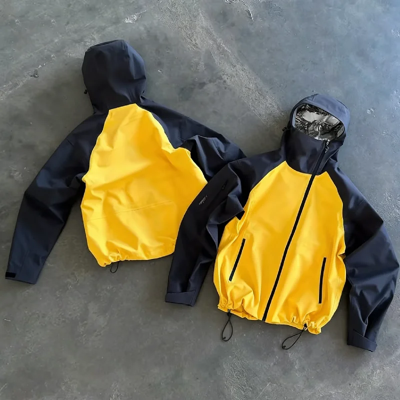 Men Custom Design Windproof Waterproof Nylon Zip up Jackets High Quality Shell Coat Outdoor Windbreaker for Spring Autumn