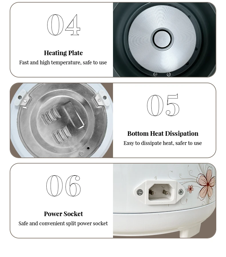 Electric Automatic Rice Cooker with Stainless Steel Inner Pot Smart Household Appliance for Hotels Second Hand