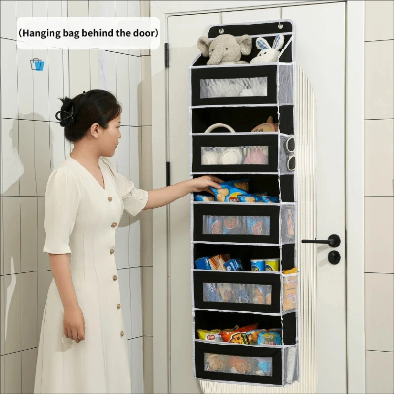 Spacious Baby Closet Organizer with Mesh Pockets