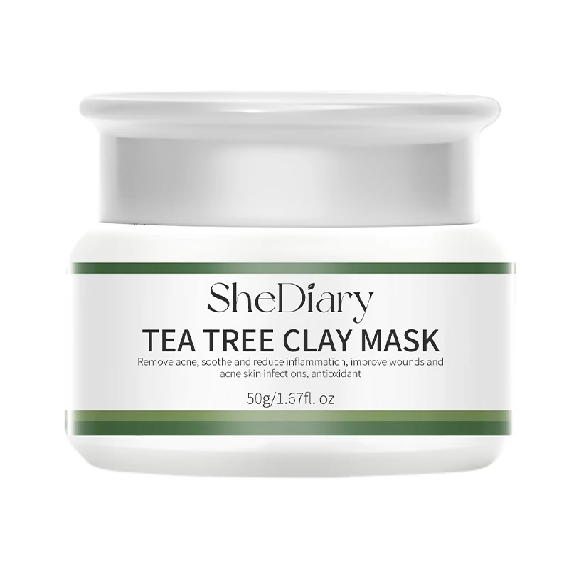 Mascarilla de arcilla de árbol de té con control de aceite