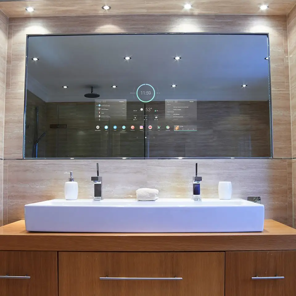 Wifi Smart Mirror Smart Android Mirror Smart Bath Mirrors Touchscreen Android