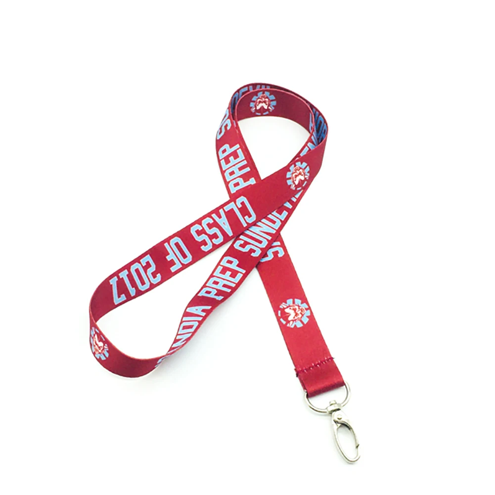 ブルドッグクリップ付きフラットIDネックストラップラッシュストラップ