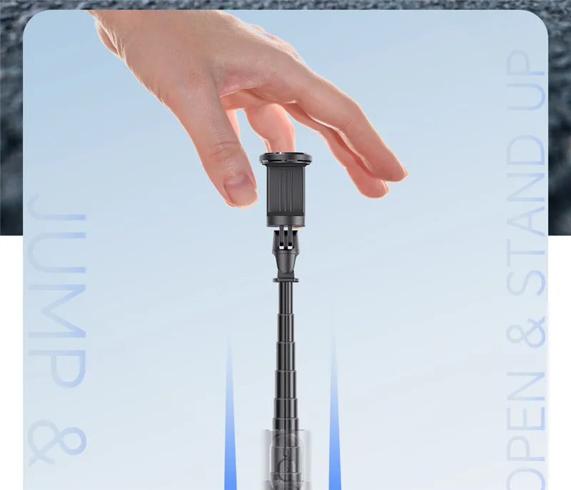 NEW TT01 All-in-one Auto Jump Open Tripod Magnetic Remote Drop Automatically Tripod 1.77m Super Long Rod Selfie Stick