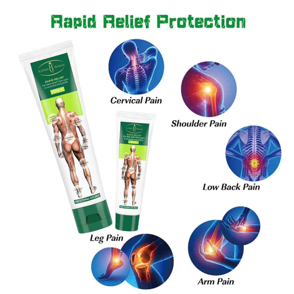 Available Stock)AICHUN Beauty Relief Muscles Cream Rapid Relief