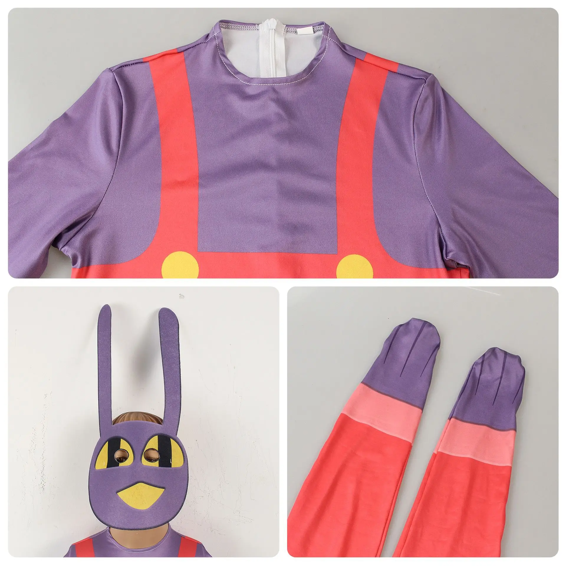 The Amazing Digital Circus Cosplay Costume Cute Cartoon Anime Bodysuit  Adult Kids Clothes Funny Jumpsuit| Alibaba.com