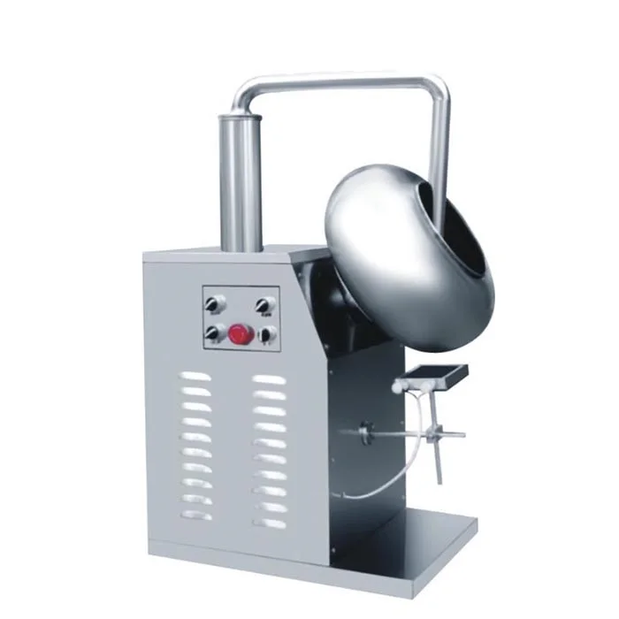 Полуавтоматическая машина для нанесения покрытий шоколадом и конфетами