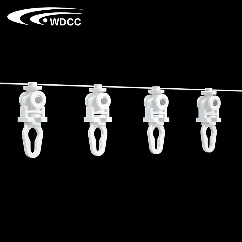 Small Ripple Fold Curtain Runner with Glider S Wave Design for Track Accessories and Pole Accessories