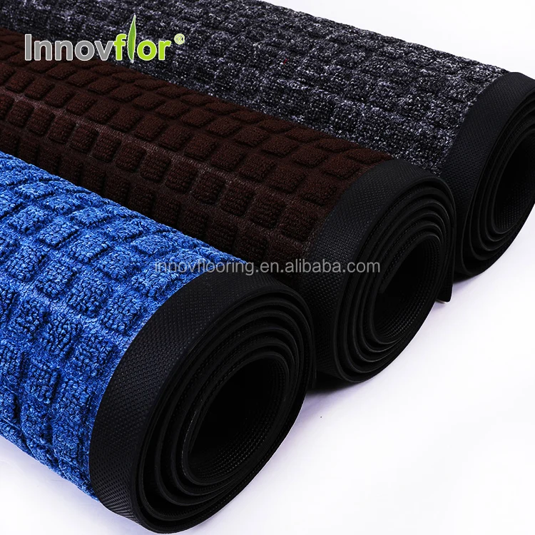 Впитывающий полиэстеровый Противоскользящий дешевый напольный коврик с принтом лучшее качество для