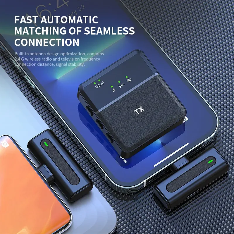 SX8-プロフェッショナルミニワイヤレスマイクシステム マイクノイズ
