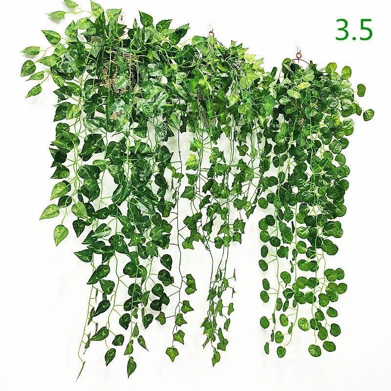 Artificial Pothos Spider Plant Wall-mounted Decoration,Artificial ...