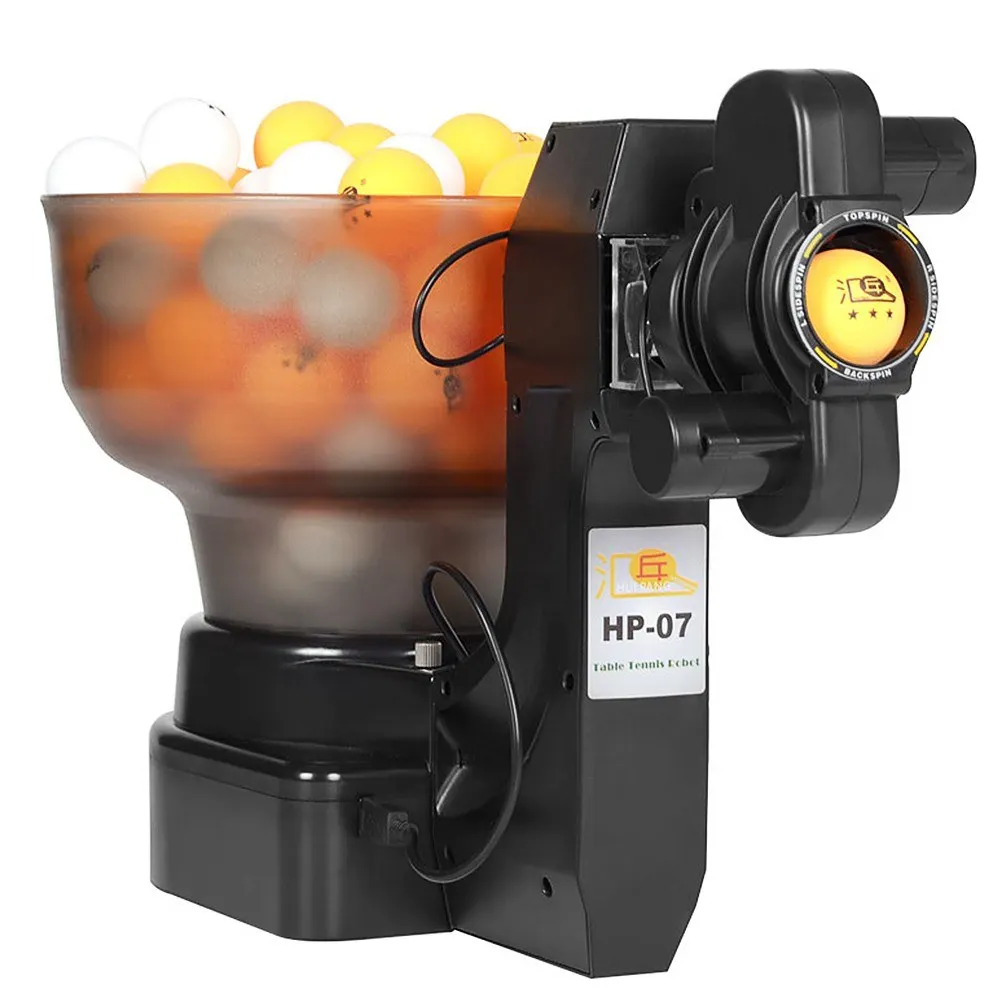 Table Tennis Robot Training Machine - Wireless Control Programmable Ping Pong Ball Launcher