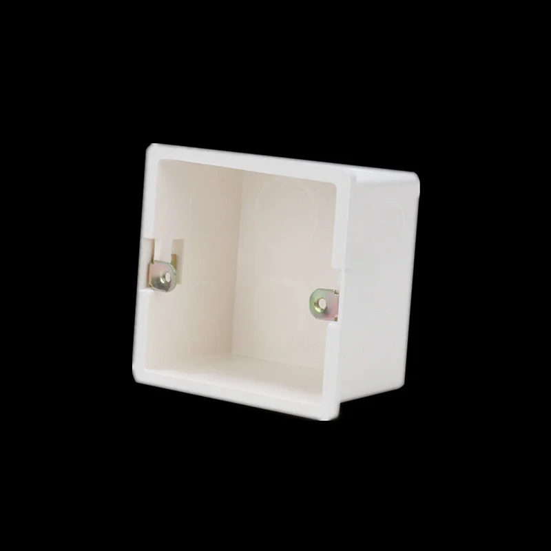Wholesale PVC 86Type  Switch Socket Mount Box Electrical Square Wall Mounted Junction Box