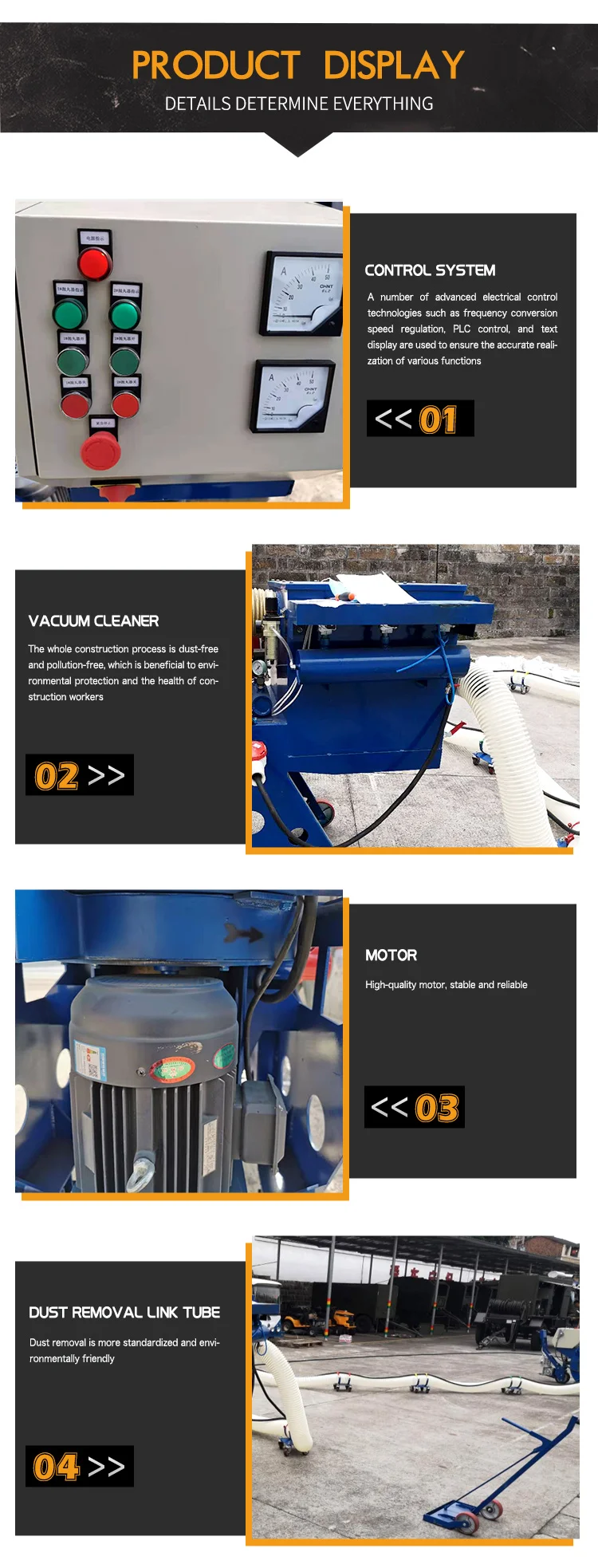 Floor sand blasting for road surface cleaning shot blasting and painting machine with cheap price