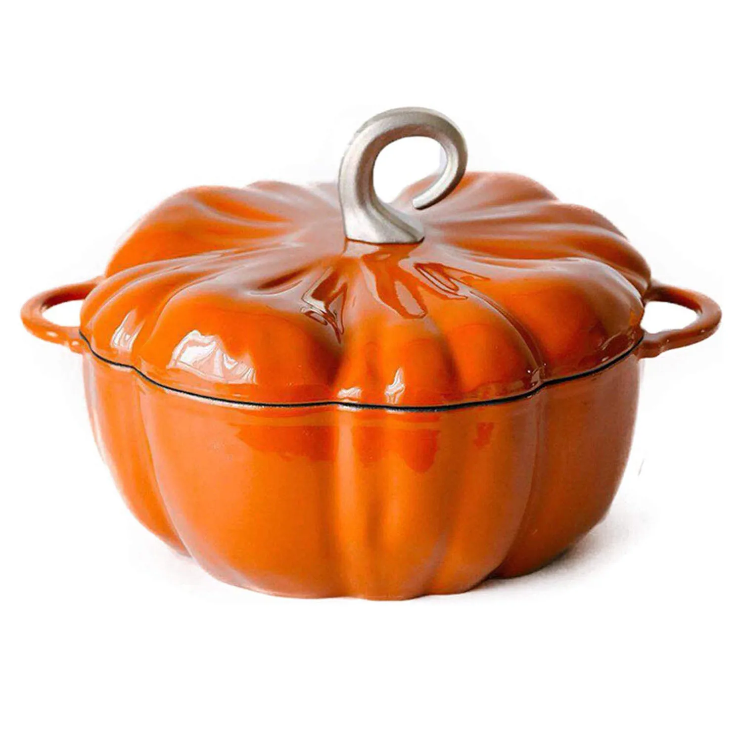 Pumpkin Soup Pot Stew Pot Dutch Oven Enamel Cast Iron Cookware Set For ...