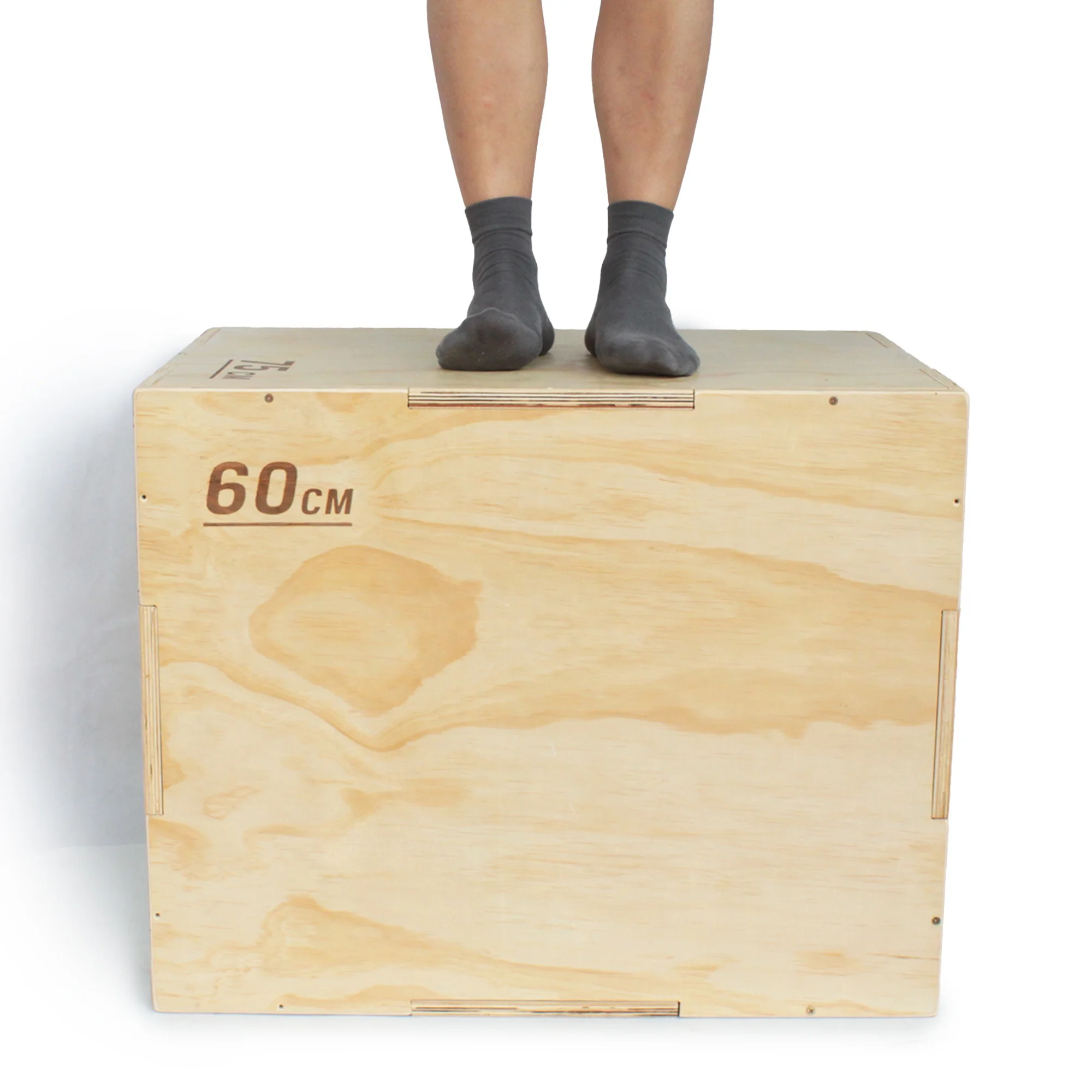 3-в-1 с логотипом на заказ деревянная коробка для тренажерного зала, оборудование для занятий плиометрией и прыжками