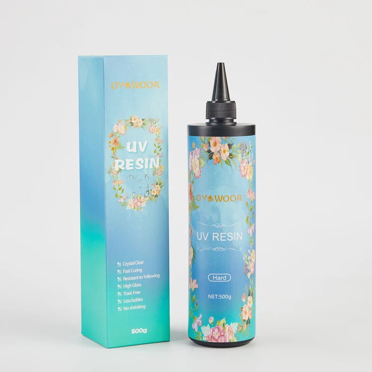 Oem Hard Type Uv Resin Clear Uv Fast Curing Resin For Diy Homemade