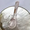 11cm white straight handle