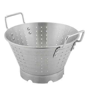 DaoSheng China Factory Supply Commercial Stainless Steel Fruit Vegetable Basket Strainers For Draining Pasta