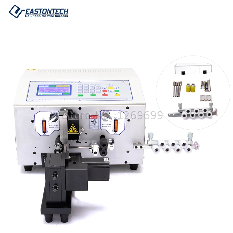 EW-07B  Double Line Wire Cutting Stripping Twisting Machine Automatic Wire Twisting Machine