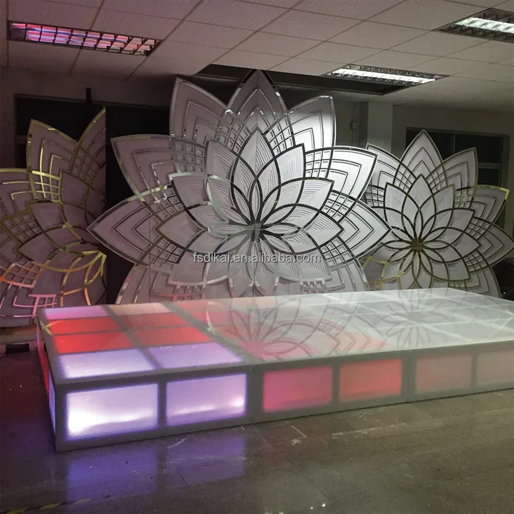 Modern Design Removable Pvc High Gloss White Wedding Dance Floor