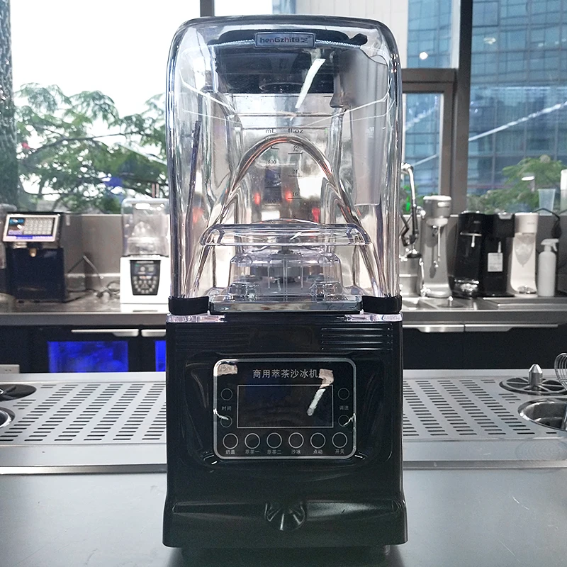 Hengzhi Personal Blender Smoothie Maker Juice Freezer Smoothie Blender Slush Machine for Bubble Milk Tea Shop Smoothie Tumbler