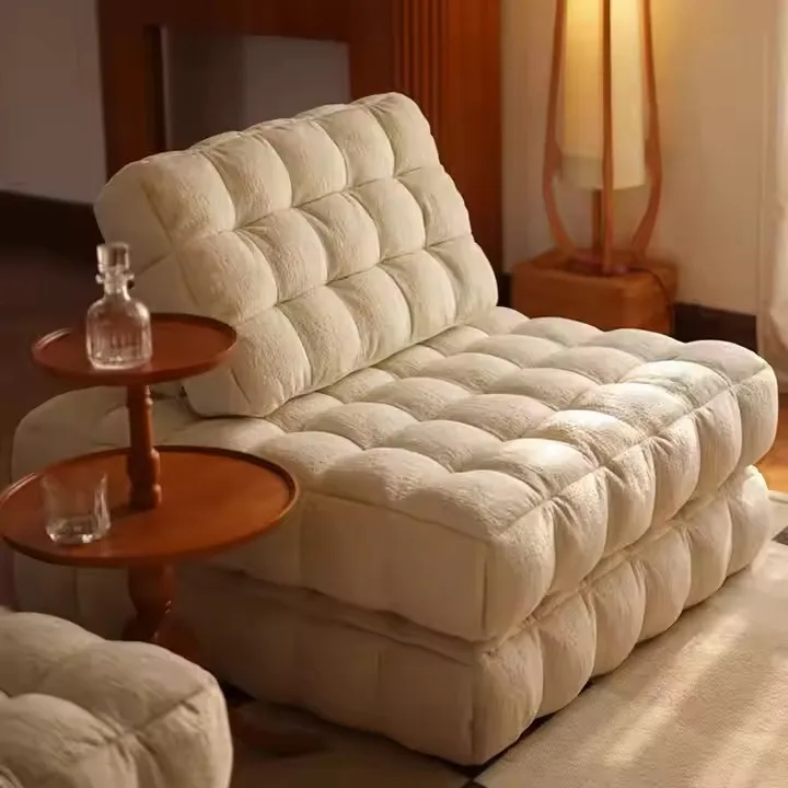 Single Module Tofu Block Sofa Chair for Home Office Hotel for Bedroom Living Room for Small Apartments Lazy Sofa Sleep Lie