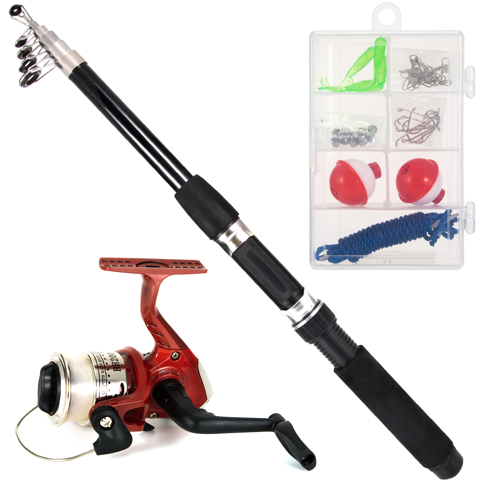 customize your own fishing rod Building Start-Up Kit (Advanced) : Sports & Outdoors Size:150lb 100yds Wrist Spool Blue Braided fishing line 13.8-Inch-Deep Fryer Accessories at